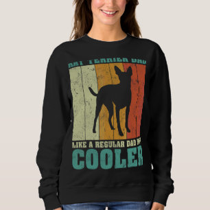 Sweatshirt Hommes Vintage Rat Rétro Terrier Papa Comme Un Ord
