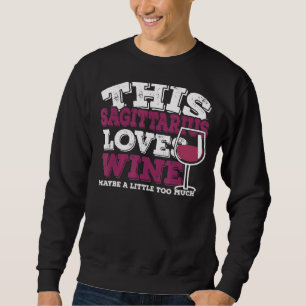 Sweatshirt Horoscope SIGNE Zodiaque Sagittaire Aime Le Vin