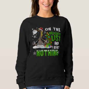Sweatshirt Horse Christmas On The Naughty List And I Regret N