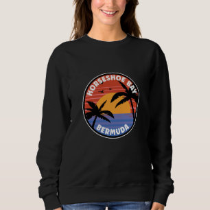 Sweatshirt Horseshoe Bay Bermuda Sunset Paradise