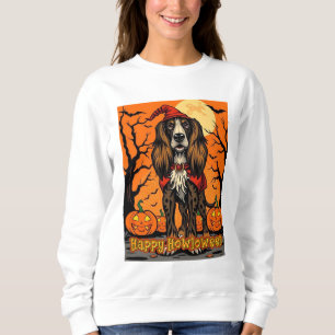Sweatshirt Hound Afghan Heureux Howloween