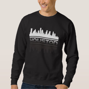 Sweatshirt Houston Skyline Reflection Texas HTown Space City