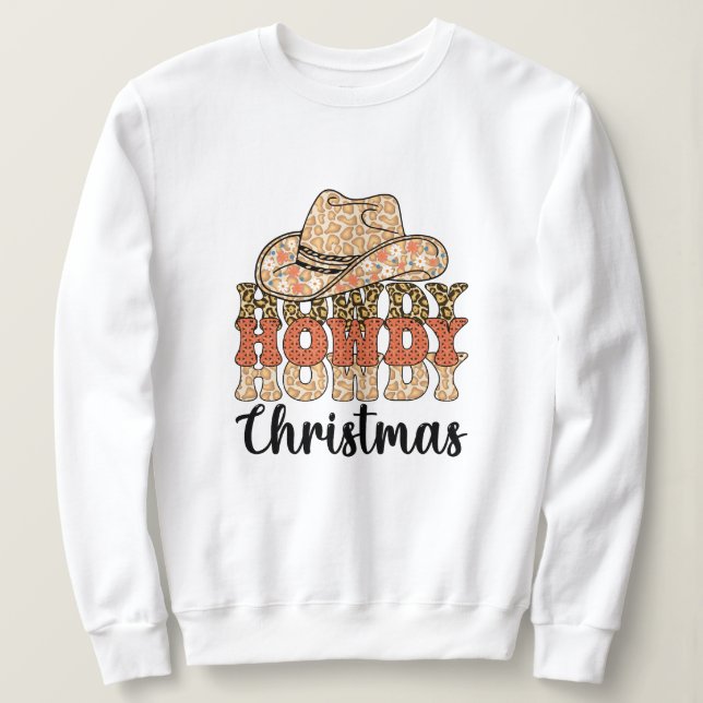 Sweatshirt Howdy noël (Design devant)