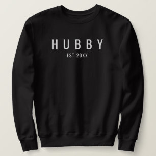 Sweatshirt Hubby Est Fiance Mariage Fiançailles cadeau pour m