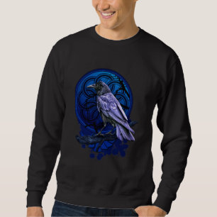 Sweatshirt Huginn le Corbeau Minuit Nouvelles Nordiques