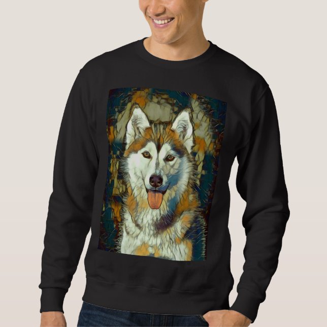 Sweatshirt Husky Lover (Devant)