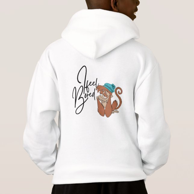 sweatshirt I feel bored (Back)