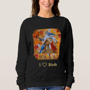 Sweatshirt I Inséparables Collecte d'alimentation d'automne