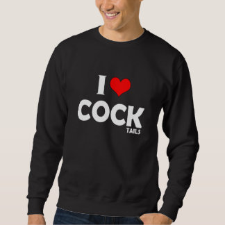 Sweatshirt I Love Cocktails Boire Pun I Heart Cocktails