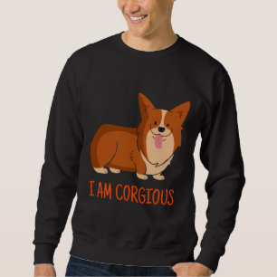 Sweatshirt I X M Corgious Adorable Corgi Doggo Amour