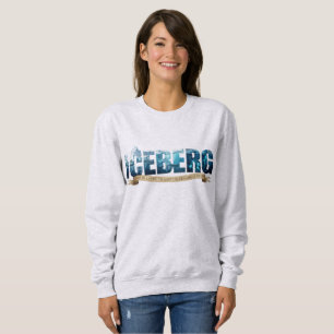 Sweatshirt Icebergs Formations Glaciaires Flottantes Océan Po