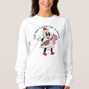 Sweatshirt Ici, Vous Trouverez Comme Un Snack - Gâteau De Noë