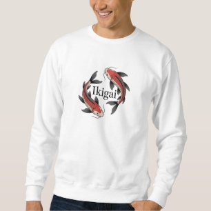 Sweatshirt Ikigai Koi Conception pour le but et la passion