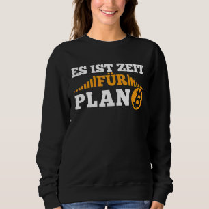 Sweatshirt Il est temps pour le plan B Krypto Cryptomonnaie B