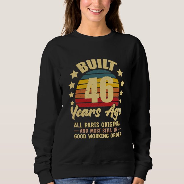 Sweatshirt Il y a 46 ans Toutes les pièces d'origine 46e anni (Devant)