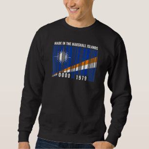 Sweatshirt Îles Marshall Heritage Martial Roots Code barre