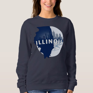 Sweatshirt Illinois États-Unis d'Amérique