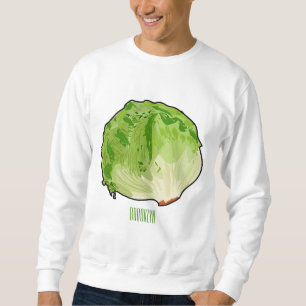 Sweatshirt Illustration de caricature de laitue