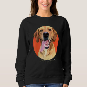 Sweatshirt Illustration de chien Labrador Retriever dans un C