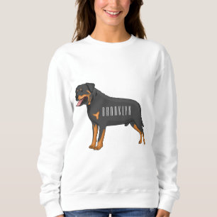 Sweatshirt Illustration de chien Rottweiler