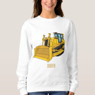 Sweatshirt Illustration de dessin animé Bulldozer