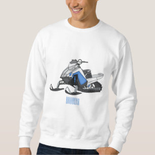 Sweatshirt Illustration de dessin animé de motoneige