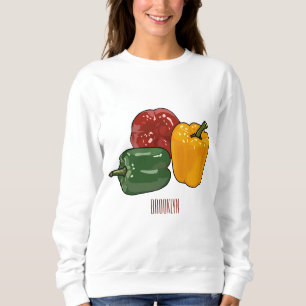 Sweatshirt Illustration de dessin de Capsicum