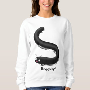 Sweatshirt Illustration de dessin mignon millipede