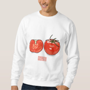 Sweatshirt Illustration de dessin sur la tomate