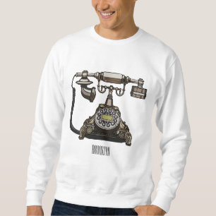 Sweatshirt Illustration de dessin téléphonique