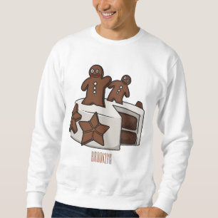 Sweatshirt Illustration de gâteau de pain d'épices