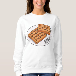Sweatshirt Illustration de gaufre