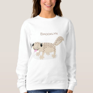 Sweatshirt Illustration de gecko tan tan mignon