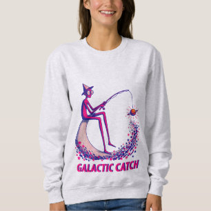 Sweatshirt Illustration de la prise galactique – Pêche à la l