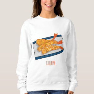Sweatshirt Illustration de la tempura crevette