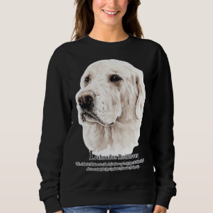 Sweatshirt Illustration de l'aquarelle Labrador Retriever