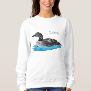 Sweatshirt Illustration de Loon bird