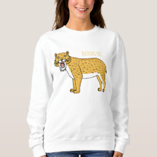 Sweatshirt Illustration de tigre à dents de sabre