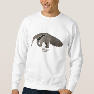 Sweatshirt Illustration d'un dessin animé d'Anteater