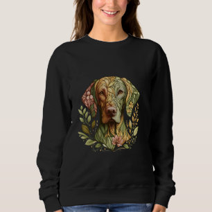 Sweatshirt Illustration inspirée de la nature botanique du ch