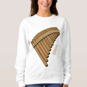 Sweatshirt Illustration Pan flûte / panpipes
