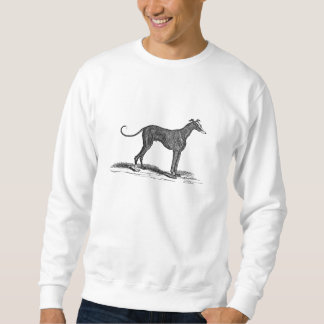 Sweatshirt Illustration vintage de chien de lévrier de 1800s