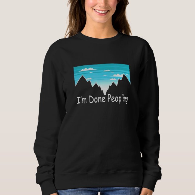 Sweatshirt Im Terminé Peopling 2 (Devant)