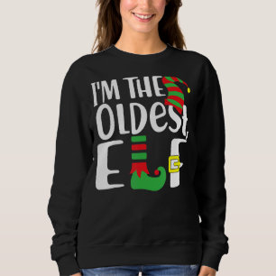 Sweatshirt I'm The Brother Elf Family Matching Group Christma