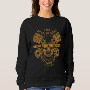 Sweatshirt Im Un Mécanicien Diesel Pour La Mécanique Automati