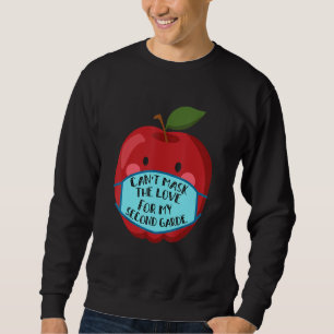 Sweatshirt Impossible de cacher l'amour pour mon instituteur