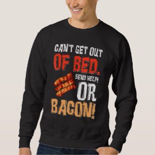 Sweatshirt Impossible de sortir du lit Envoyer l'aide simplem