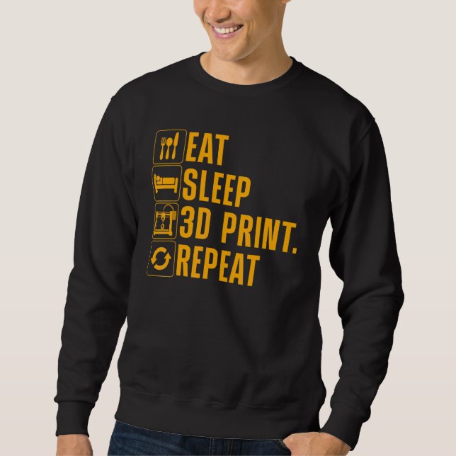 Sweatshirt Impression 3D pour hommes femmes Impression 3D (Devant)