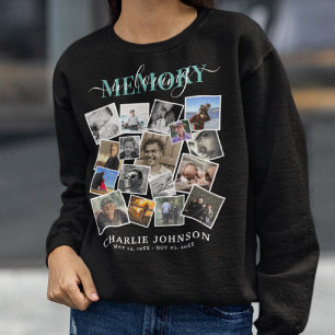 Sweatshirt In Love Memory Photo Collage Memorial