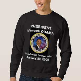 Sweatshirt Inauguration de PRÉSIDENT OBAMA commémorative
